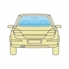 Стекло заднее Volkswagen Golf Ii 1983-1991 Xinyi.