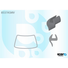 Молдинг лобового стекла Volkswagen T4 1990-2003 Xinyi