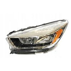 Фара Ford ESCAPE 16-20 левая ЭЛ. H7/H15 (ЖЕЛТАЯ ВСТАВКА) ХРОМ; KUGA.