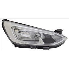 Фара Ford FOCUS 19- левая ЭЛ. ХРОМ. H7,H1,PY21W,LED; +КОРРЕКТОР.