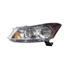 Фара Honda ACCORD 8 08-12 SDN USA левая МЕХ./ЭЛ. ЖЕЛТАЯ ВСТАВКА HB4/HB3/1157A/168.