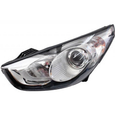 Фара Hyundai ix35 10-15 левая МЕХ./ЭЛ. (EUR) 13- HIR2,PY21W,LED*1; -КОРРЕКТОР. НИЖНЯЯ ПОЛОСКА БЕЗ LED. 