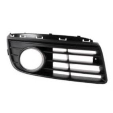 Решетка в бампере VW Golf V 07-09 Универсал под ПТФ, правая, (+накладка, -ресничка) (FPS)  