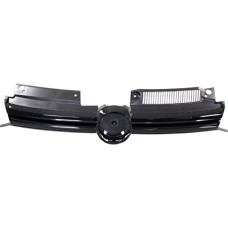 Решетка черная VW Golf VI '09-12 (кроме GTI) черная, без хром.молдинга (FPS) 