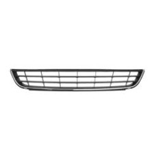 Решетка в бампере VW Jetta '11-14 средняя, с хром молдингом (FPS)