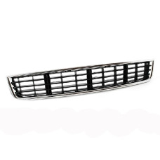 Решетка в бампере средняя хром/черная AUDI A4 01-04 SDN / 02-04 AVANT (B6)