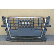 Решетка радиатора черная +хром -12 (кроме S-LINE PKG) AUDI Q5 08-16