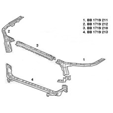Ремчасть панели пер. верхняя CHEVROLET MALIBU 16-19. Ремчасть панели пер. верхняя CHEVROLET MALIBU 16-19.