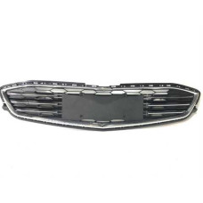 Решетка в бампере средняя верхняя черн. с хром. молдингами CHEVROLET MALIBU 16-19. Решетка в бампере средняя верхняя черн. с хром. молдингами CHEVROLET MALIBU 16-19.