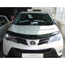 Дефлектор капота (мухобойка) на Тойота RAV-4 с 2013> (на крепежах) EGR Австралия. 