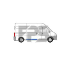 Ремчасть боковой двери Fiat Ducato, Citroen Jumper, Peugeot Boxer 94-02 правая нижняя