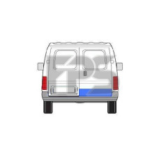 Ремчасть задней двери Ford Transit 92-00 малая правая - 20 см Ремчасть задней двери Ford Transit 92-00 малая правая - 20 см