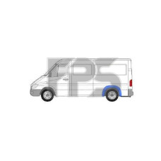Ремчасть заднего крыла Mercedes Sprinter (95-06) левая / правая, все базы 
