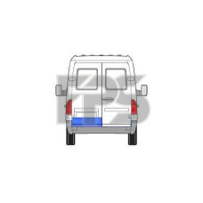 Ремчасть задней двери Mercedes Sprinter 95-06 - левая (Klokkerholm) 