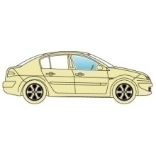 Стекло боковое Honda Accord CC 1993-1998 EUR переднее правое.