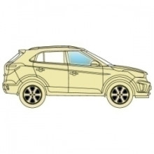 Боковое стекло Infiniti EX / QX 50  2008 + переднее правое.