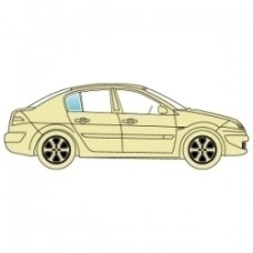 Стекло боковое Renault Megane 1995-2002 Кроме Scenic заднее правое кузовное.