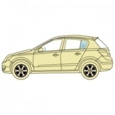 Стекло боковое Opel Corsa C 2000-2006 заднее левое кузовное Хэтчбек.