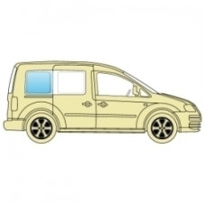 Стекло боковое Opel Combo 2001-2011 заднее правое кузовное.