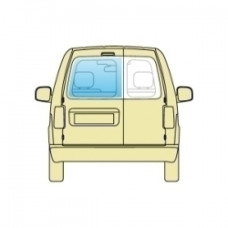 Стекло боковое Opel Combo 2001-2011 заднее левое распашонка.
