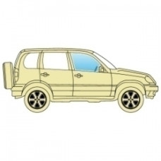 Стекло боковое Toyota Land Cruiser 1998-2008 J10 переднее правое.