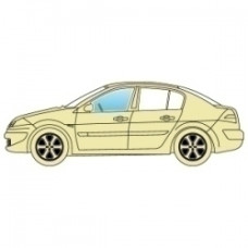  Стекло боковое Skoda Fabia 2007-2014 переднее левое.